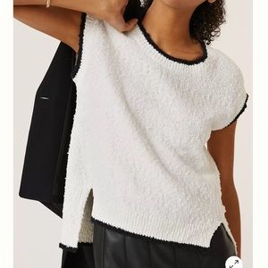 Anthropologie Maeve Marlena Crewneck Vest